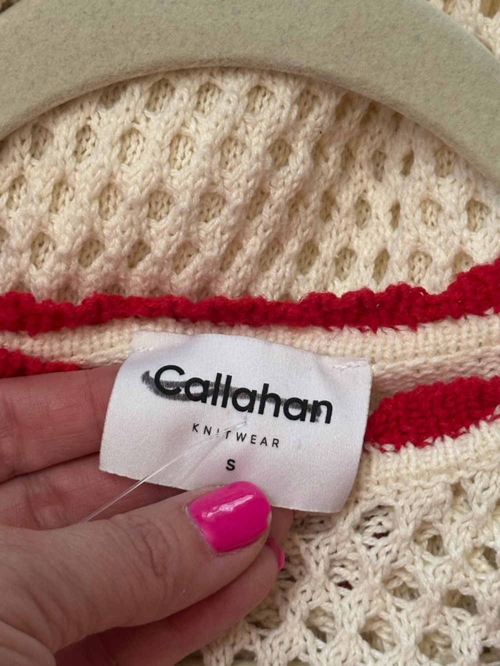 Callahan Cream Crochet Maxi Dress with Multicolor Flower Appliqués - Picture 7 of 13